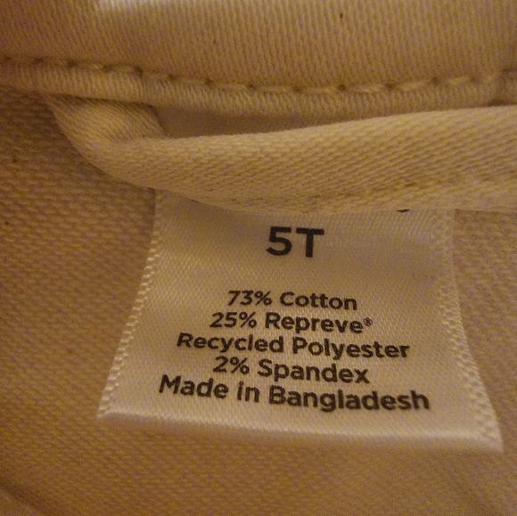 5T Cream Jean Jacket and Hunter Green Pink Jellyfish Shirt - Picture 4 of 8